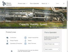 Tablet Screenshot of liu-usa.com